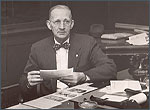 Sheriff Richey at his desk.