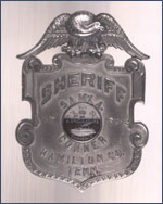 Sheriff's Sam Conner's badge.