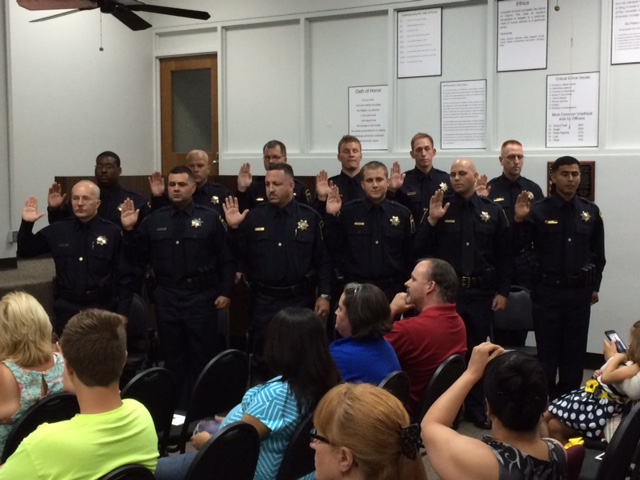 New Corrections Graduates Being Sworn In